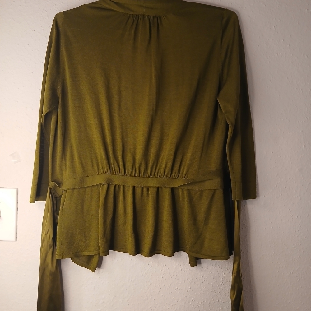 Hugo Boss Forest Green Knit Cardigan - Picture 9 of 12
